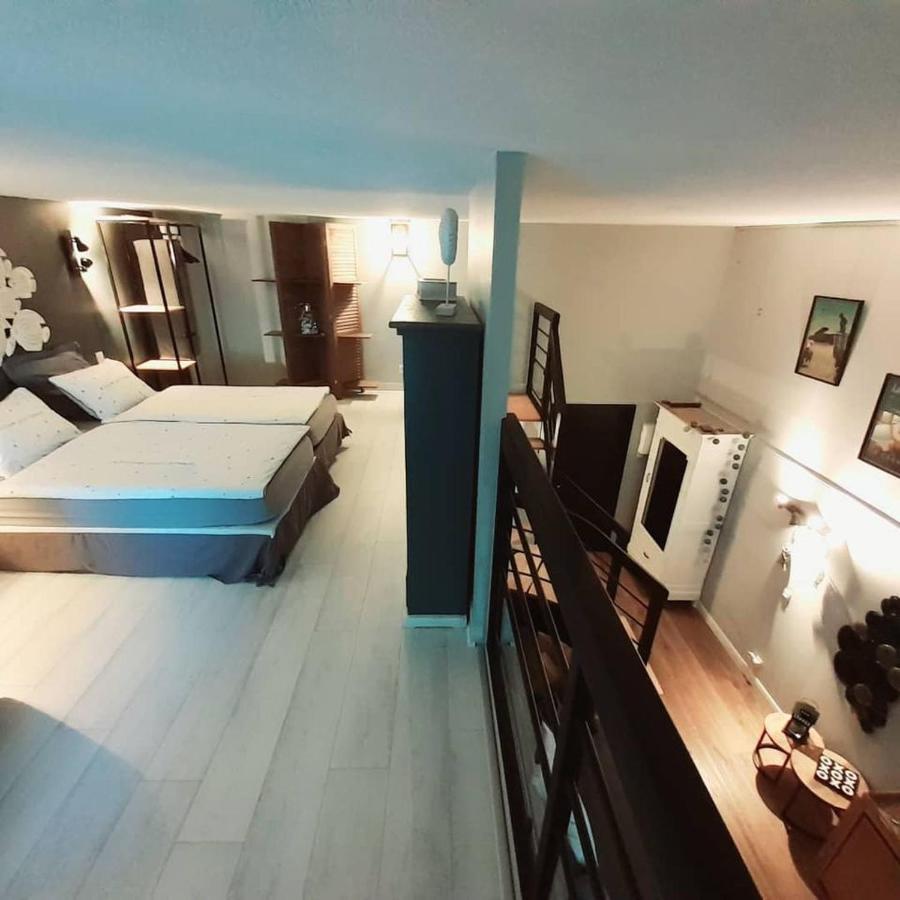 Charmant Studio En Duplex Esprit Loft Avec Balcon Vue Mer, Et Piscine Exterieure Le Croisic Exterior foto